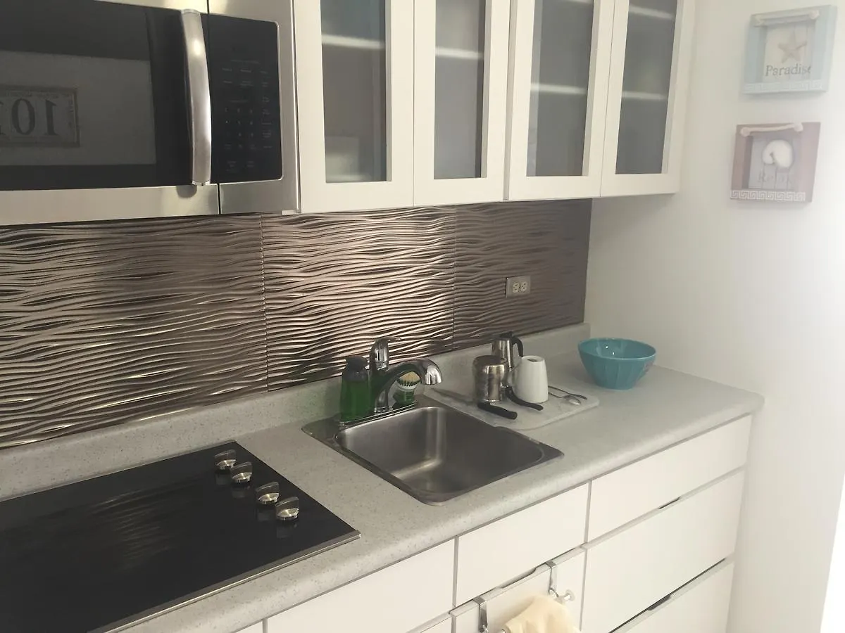Coral Beach Beach Front One Bedroom Studio Apartment San Juan Puerto Rico